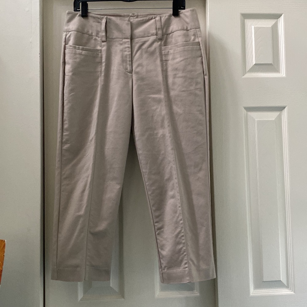 Dana Bachman Khaki Dress Capris size 12
